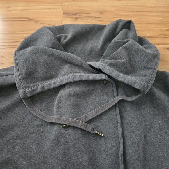 Plus size Zella Amazing Cozy Wrap Jacket in Grey Charcoal size 3X - Picture 7 of 13